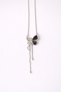 real butterfly necklace nocturne wing dark handmade jewelry australia