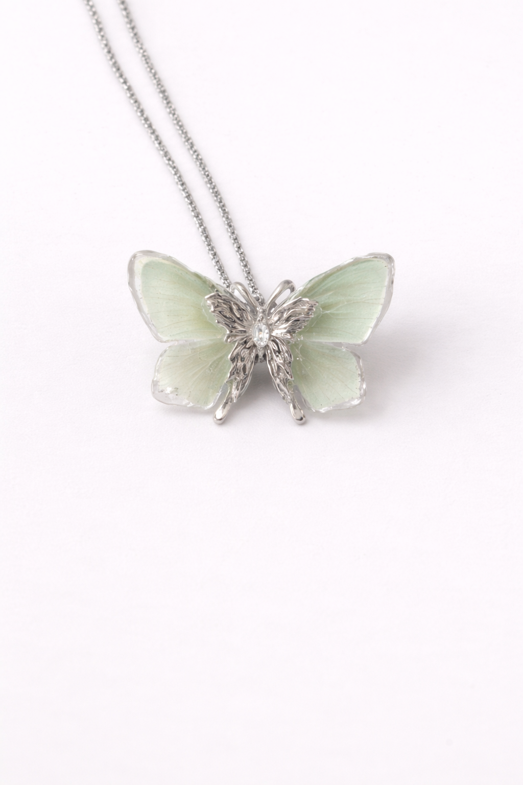 real butterfly necklace veil of nature handmade jewelry australia